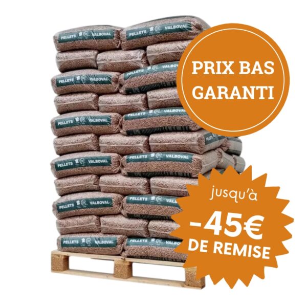 Pellets Premium - Palettes 65 Sacs De 15kg Livraison à Domicile